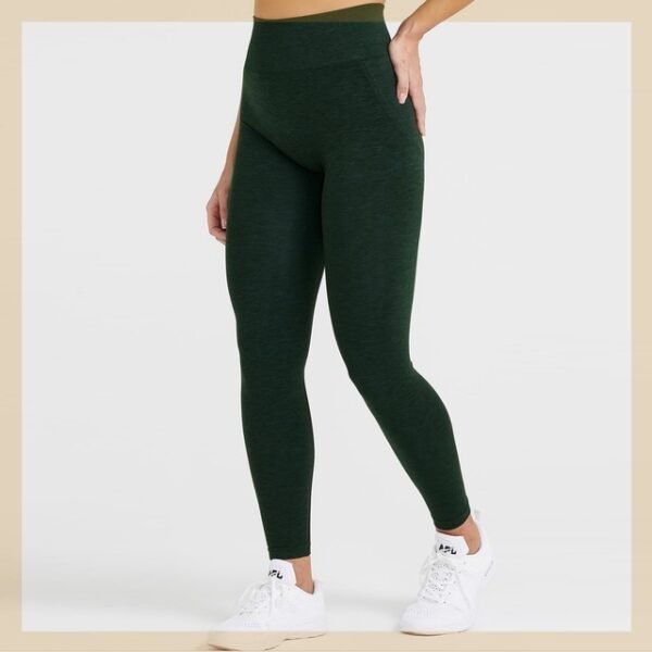 Seamless Leggings Women Scrunch Butt Legging Work - Image 3