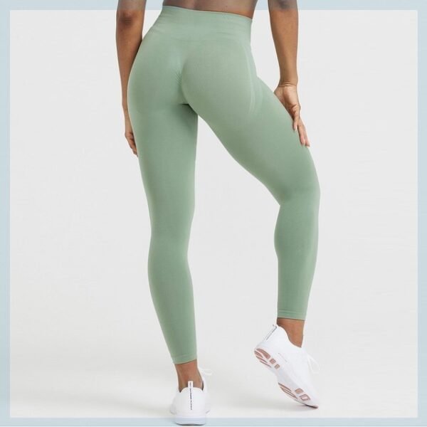 Seamless Leggings Women Scrunch Butt Legging Work - Image 7